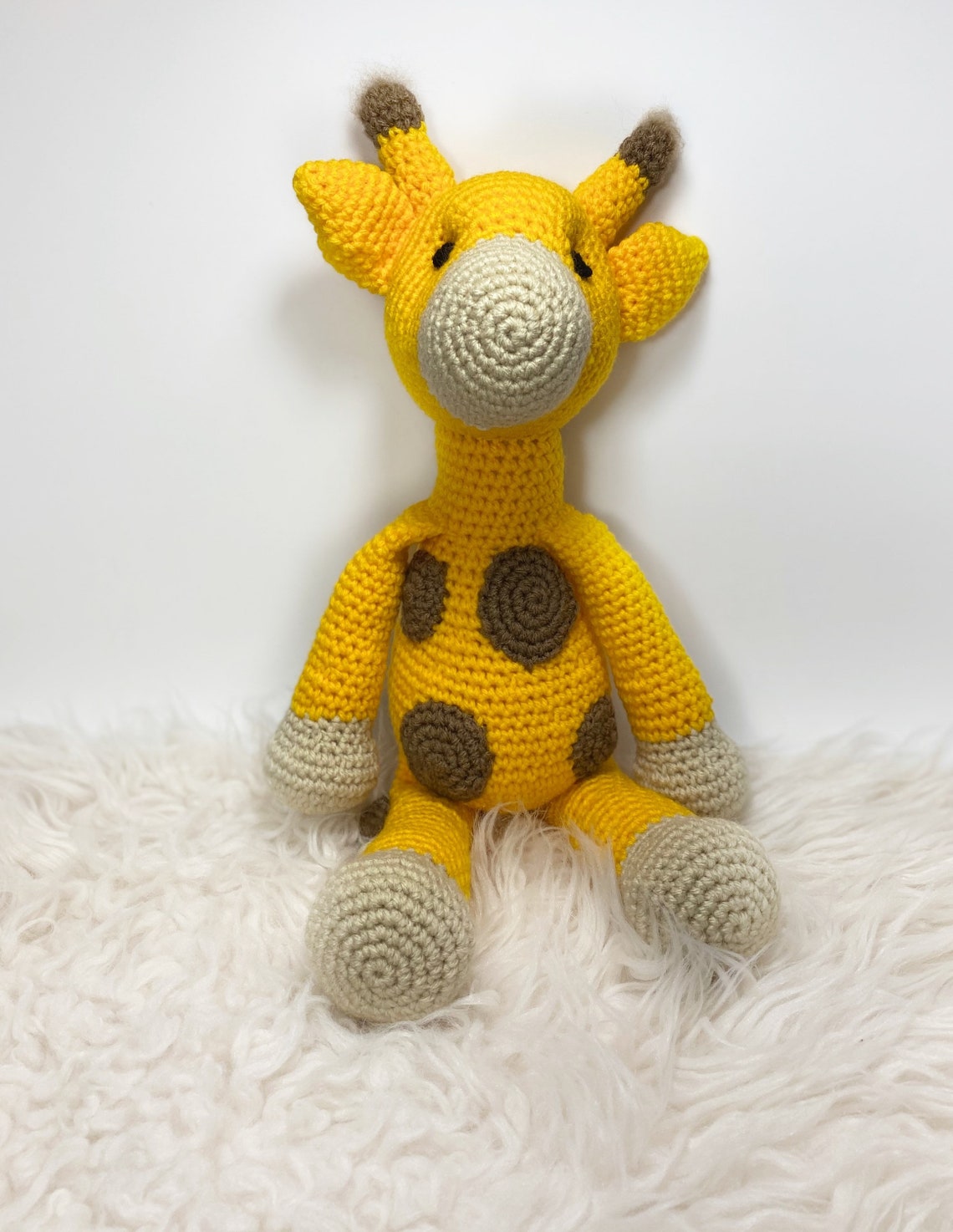 Crochet Giraffe Stuffed Animal Doll Etsy