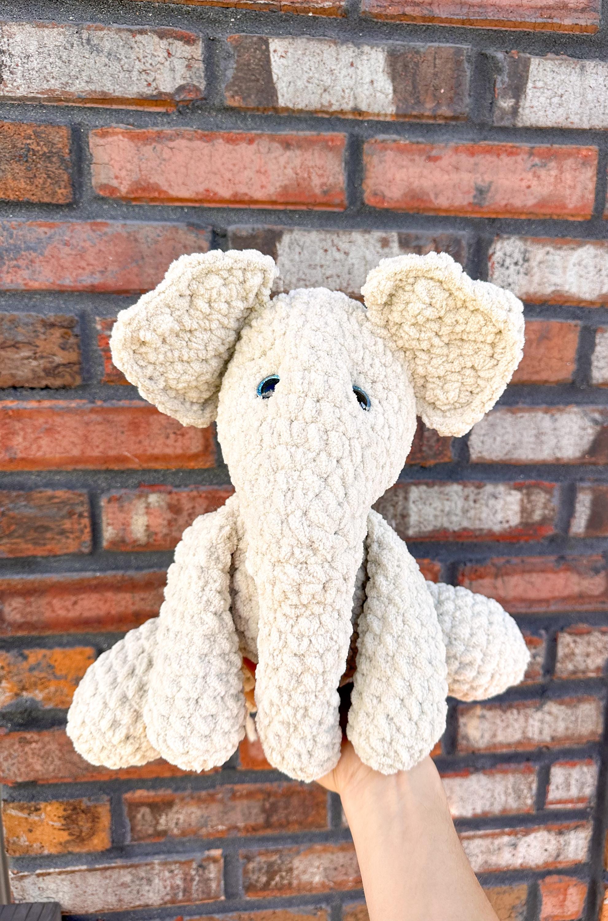 Jumbo Elephant Crochet Pattern – Plush Amigurumi Animal PDF, Soft Toy ...