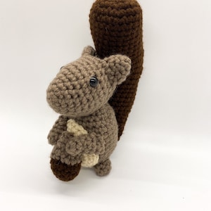 Crochet stuffed animal squirrel