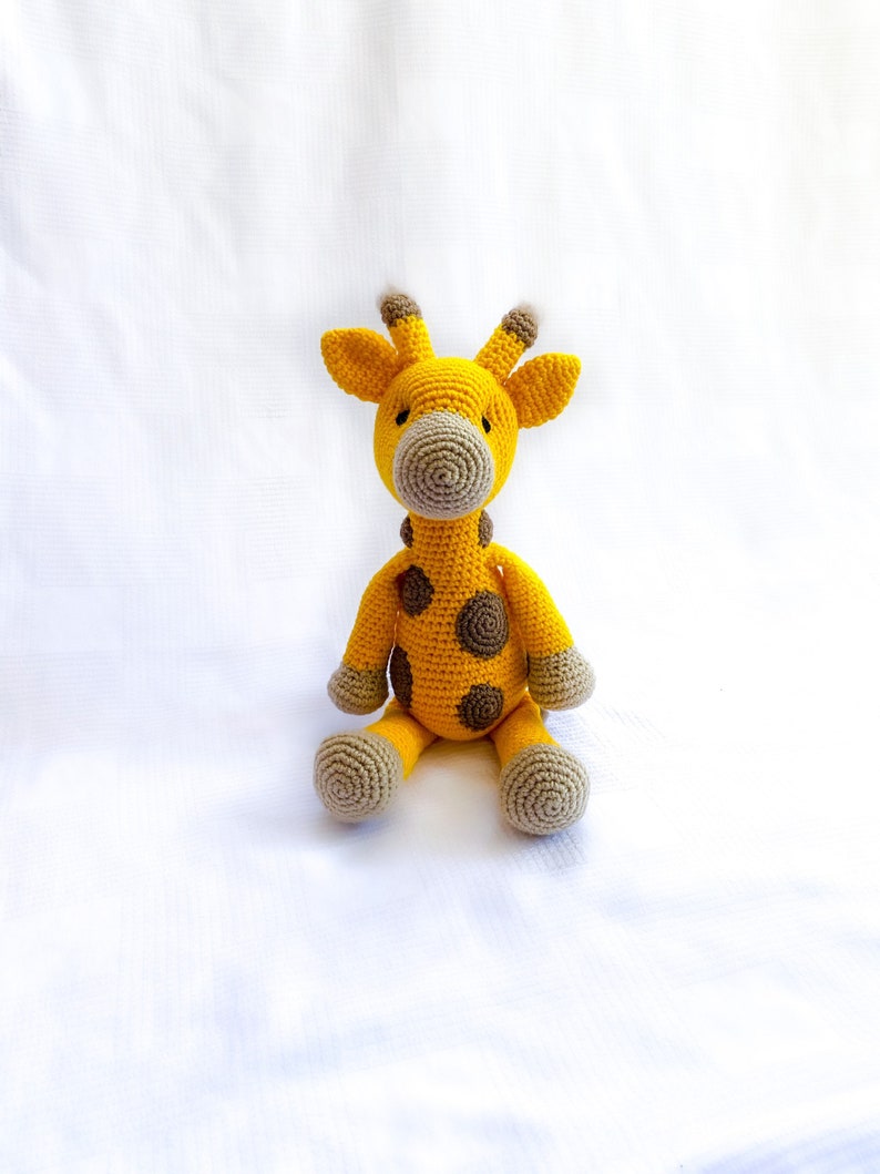 Crochet Giraffe Stuffed Animal Doll Etsy