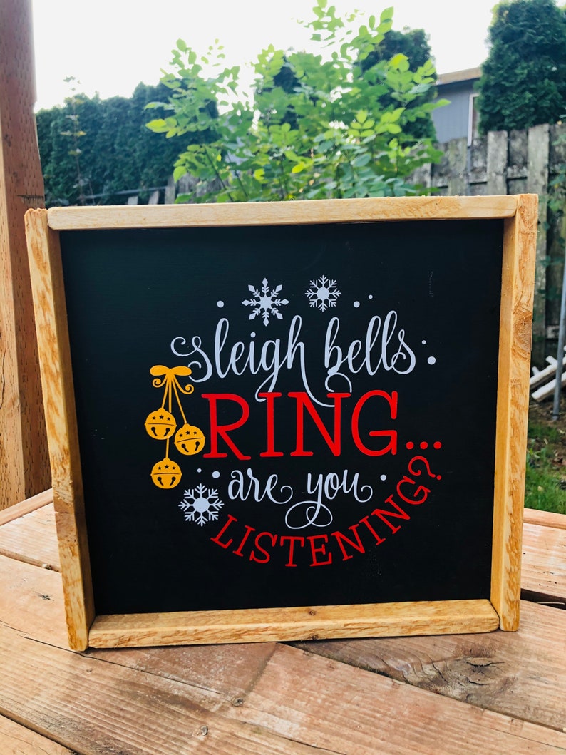 Double sided handcrafted wood sign