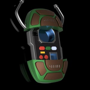 TMNT Inspired Turtle Communicator STL for 3d printing (Digital Print file)