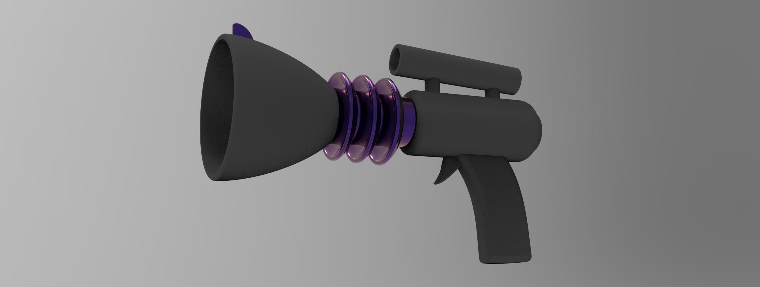 Darkwing Duck Inspired Gas Gun STL for 3d Printing digital Print File