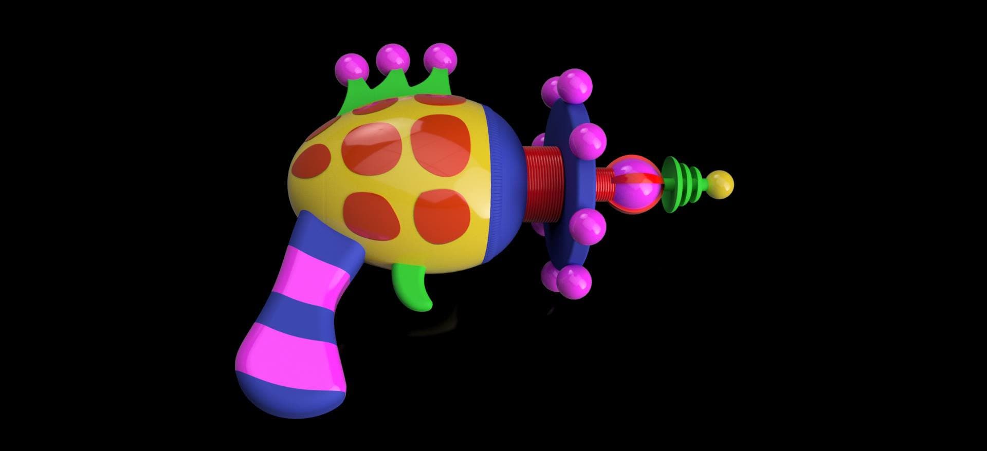 Cotton Candy Gun Inspired From Killer Klowns From Outer Space STL for