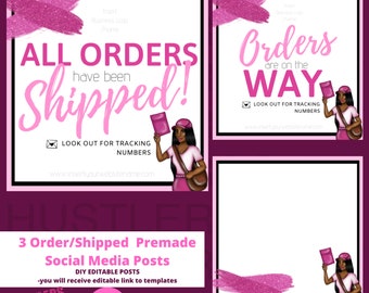3 Pc facebook flyer instagram flyer Premade Flyer Pink Neon Social media flyer Hair Bundle Selfie Flyer Premade Social media template