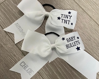Personalized Cheer Bow / Team Cheer Bows / Cheerleading Bow / High school Cheer Bow / Cheerleader Hair Bow / Cheer Gifts / Cheer Team