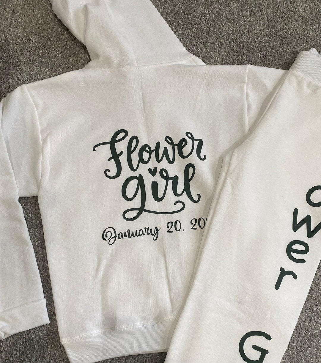 Toddler Flower Girl ZIPUP ONLY, Zipup, Maid of Honor, Customizable