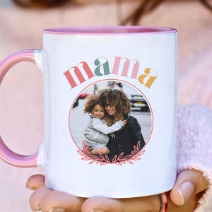 Taza de café, taza personalizada, taza personalizada, regalo del día de la madre, regalo para mamá, taza linda, taza de cerámica, taza con foto, taza de regalo, regalo para ella