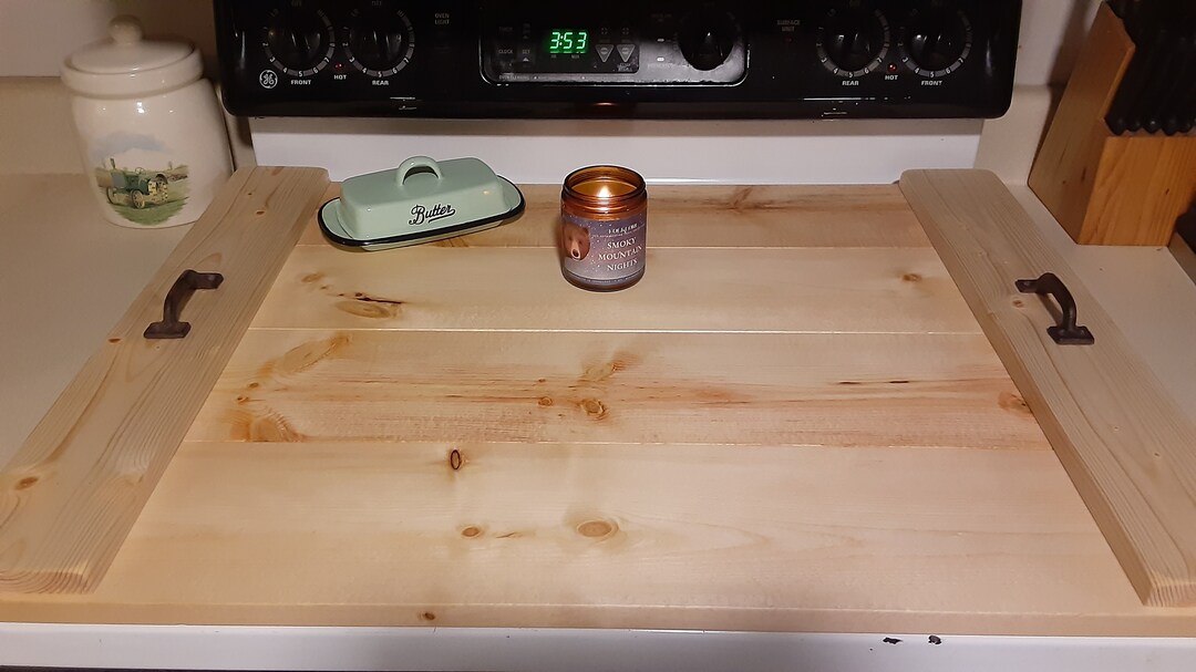 Cutting Board Stove Cover, Stovetop Cutting Board, Butcher Block Etsy