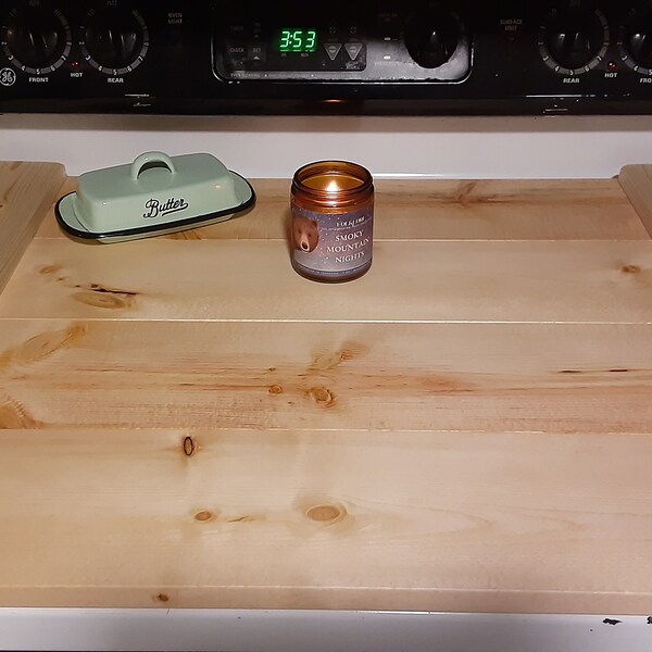 Cutting Board Over Stove Top Etsy
