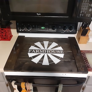 Handmade Industrial Farmhouse Stove Top Cover Noodle Board / Serving T –  DAPR PRODUCTS