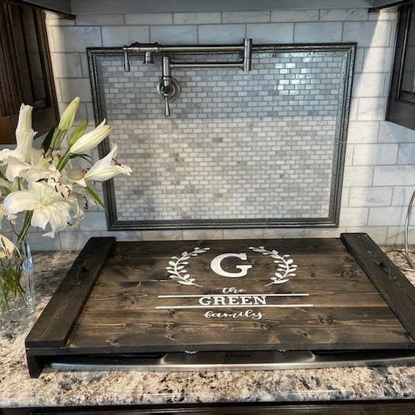 Noodle Board Gas Stove Cover Etsy