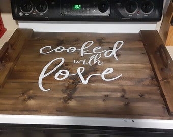 Hand Made Custom Stove Top Cover