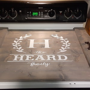 Hand Made Custom Stove Top Cover noodle board image 2