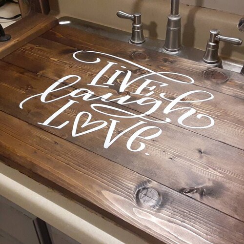 Custom Made Sink Covers to Fit Your Sink Etsy