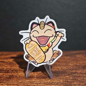 Maneki Meowth sticker