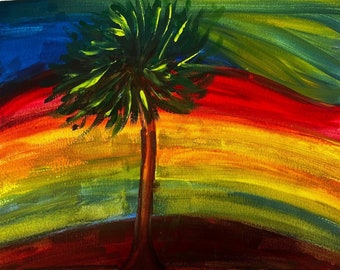 Jamaica, Original Watercolor Painting.