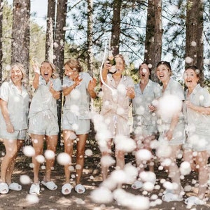 SET of 4 5 6 7 Bridesmaid Pajamas - Soft & Stretchy Bridesmaid PJs - Bride and Bridesmaid PJs - Bridesmaid Proposal Gift - Bridesmaid Gift