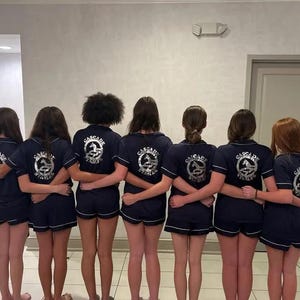 Personalized Cheer PJs, Custom Team Pajamas, Cheer Team Matching PJs, Dreaming of Zero Deductions, Custom Soft & Stretchy Team Sleepover PJs