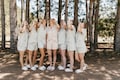 Sage Green Bridesmaid Pajamas, Bridesmaid PJs Set, Bridesmaid Proposal Favors, Bridesmaid Gifts, Personalized Bachelorette Party PJs Set
