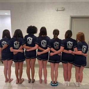Wake Up & Hit Zero Cheer Pajamas, Cheer Custom PJs, Personalized Cheerleader Pajama Set, Cheer Team Matching PJs Dreaming of Zero Deductions