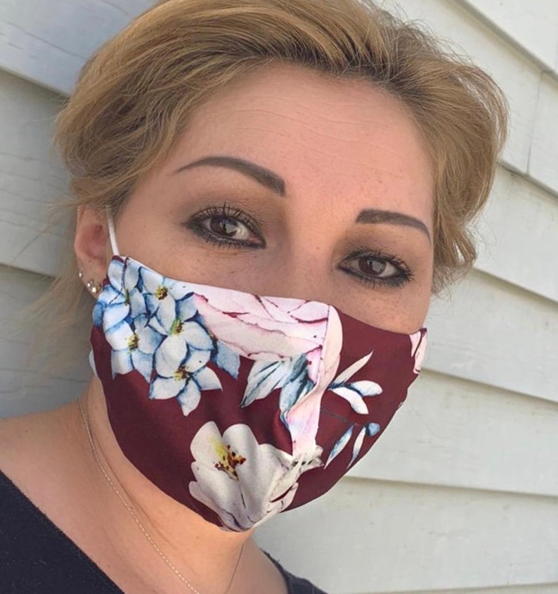 Reusable Ultra Soft Fabric Face Mask Washable Cotton Face Etsy