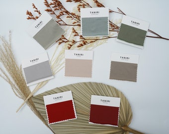 Fabric Color Swatches for Infinity Dress