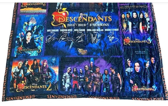 Descendants 50x60 Super Soft Blanket Etsy