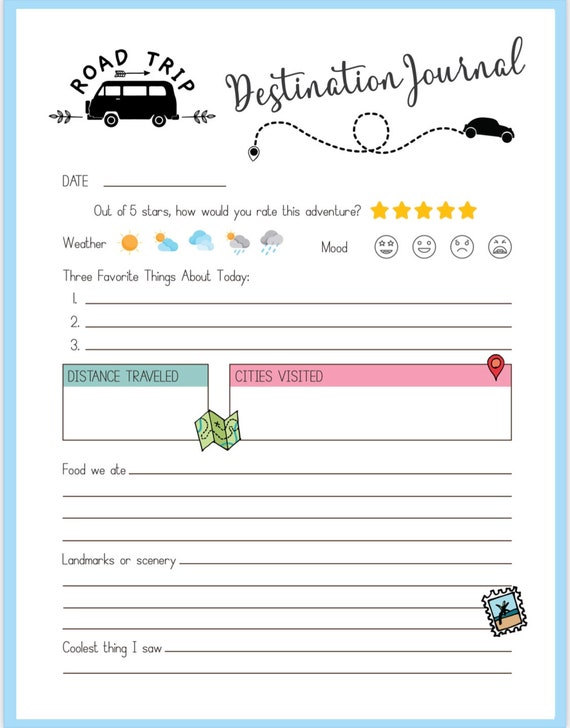 Road Trip Printables – 11 Free Activities for Kids