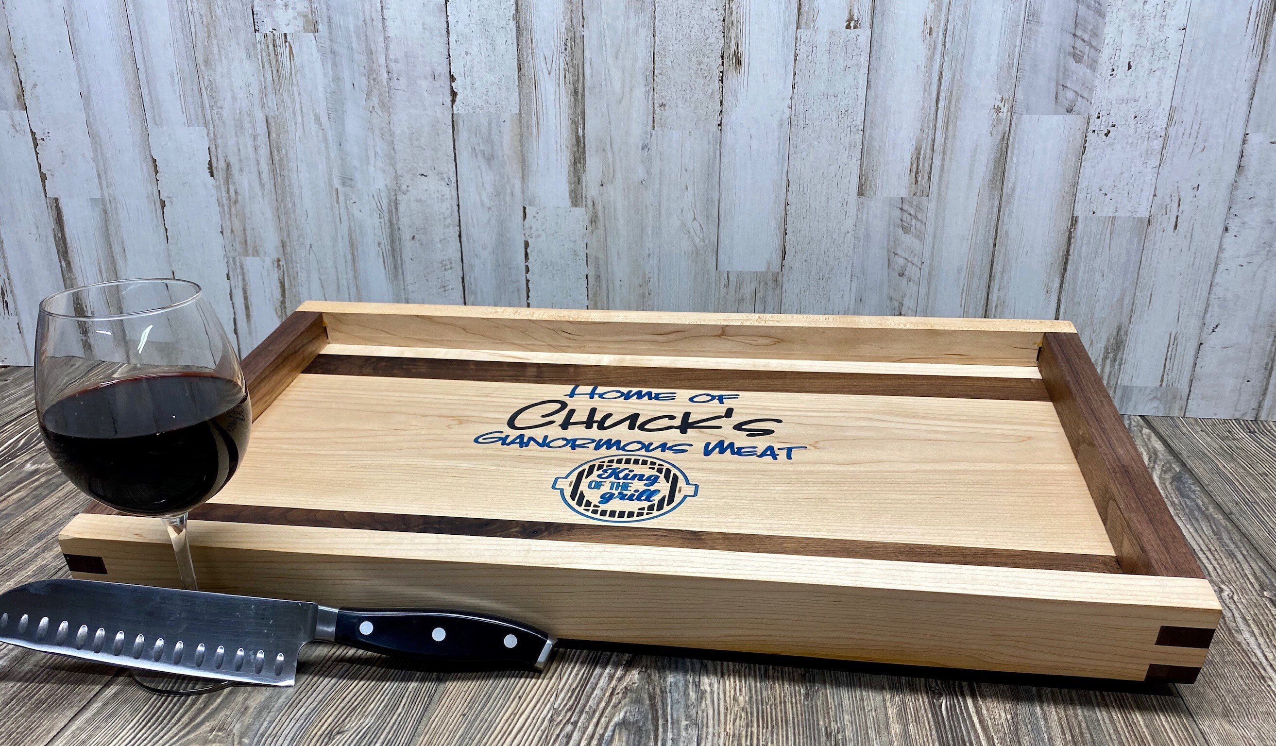 Grilling Platter Personalized Serving Tray Grillmaster Gift Etsy