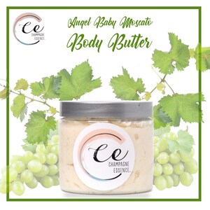 All Natural Whipped Body Butter Angel Baby Moscato