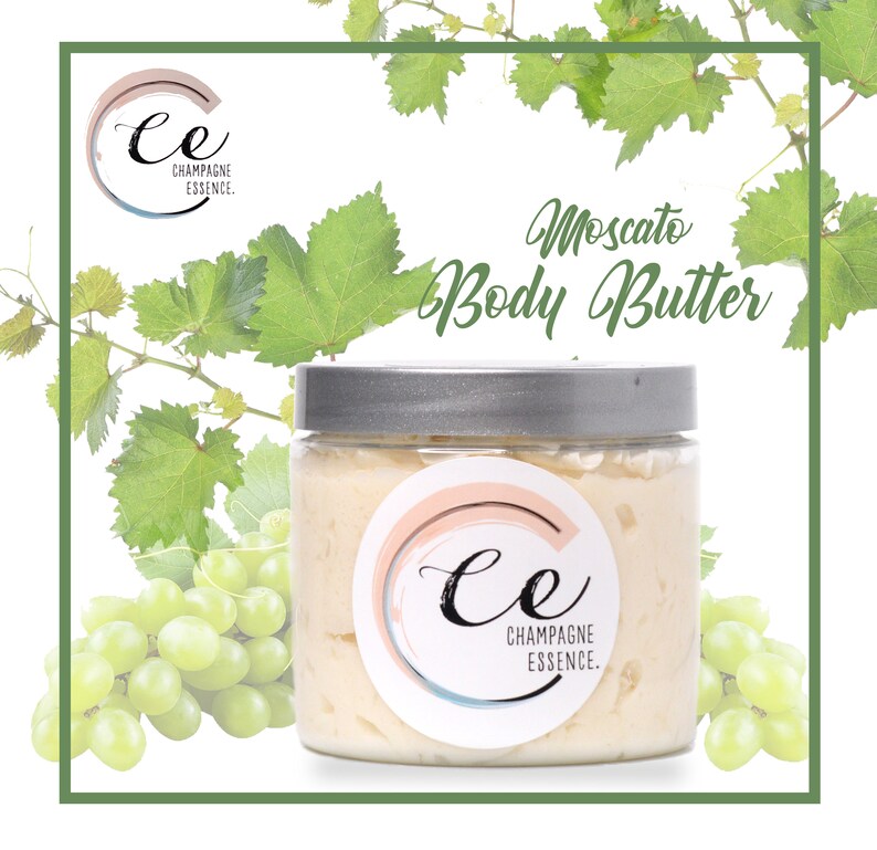 All Natural Whipped Body Butter Moscato