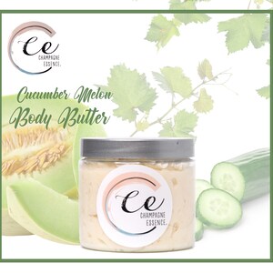 All Natural Whipped Body Butter Cucumber Melon