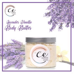 All Natural Whipped Body Butter Lavender Vanilla