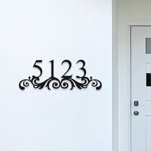 Custom House Number Metal Sign,Address Numbers, Street Sign,Metal Address Sign,Modern Address Plaque, Home Number Sign,Housewarming Gift