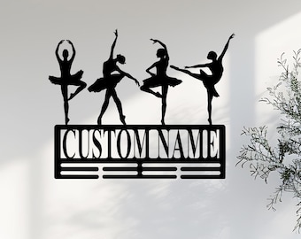Custom Dance Medal Hanger, Dance Medal Holder, Medal Display,12 Rungs for Medals & Ribbons,Dance Medal Rack,Medal Award Display