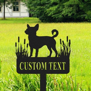 Personalized Dog,Garden Sign,Dog Memeorial Decor,Dog Custom Sign with Stake,Dog Grave Markers,Dog Metal Sign,Dog Garden Decor,Lawn Sign