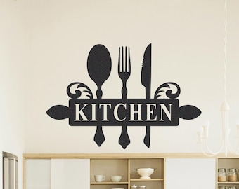 Kitchen Metal  Sign, Kitchen Decor,Kitchen Wall Art,Kitchen Gift,Kitchen Decor,Dining Room,Cooking Gift,Family Kitchen Sign,Gift for Mom