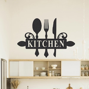 Kitchen Metal  Sign, Kitchen Decor,Kitchen Wall Art,Kitchen Gift,Kitchen Decor,Dining Room,Cooking Gift,Family Kitchen Sign,Gift for Mom