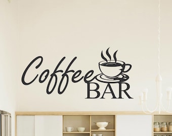 Coffee Bar Sign,Coffee Metal Wall Art,Coffee cup,Coffee sign,Kitchen Decor,Home Decor,Coffee Shop Logo,Housewarming Gift