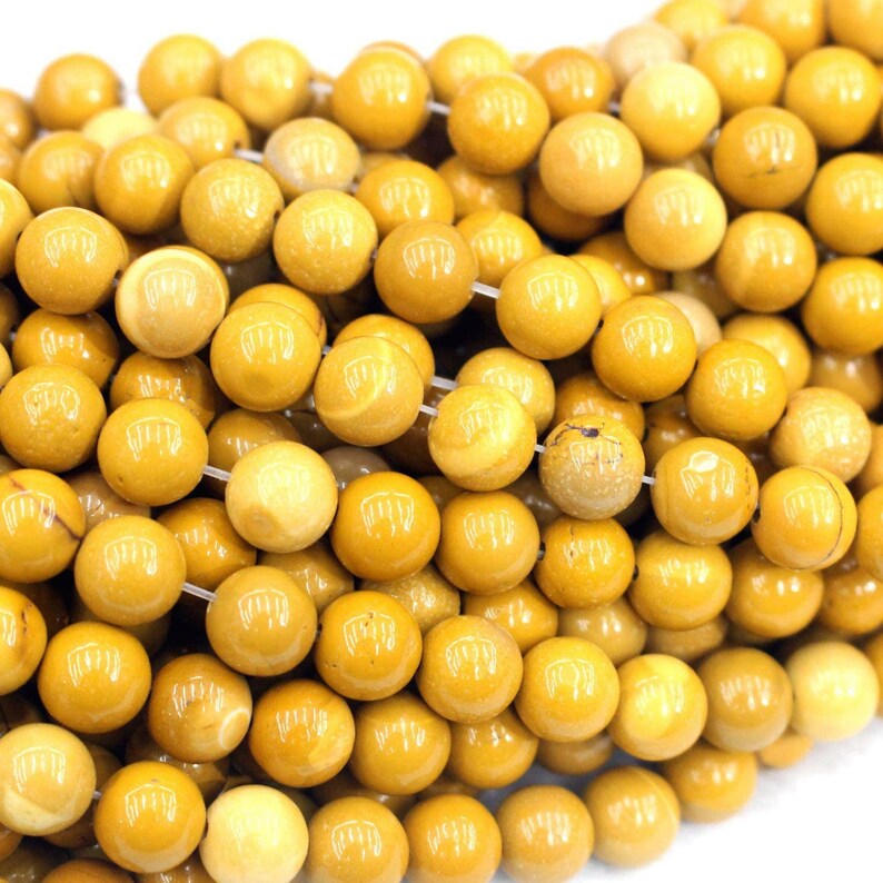 68mm Yellow Jasper gemstone polishedmatte spacer loose Beads for DIY Fashion Necklace bracelet Jewelry