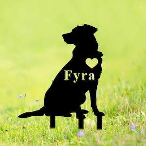 Letrero conmemorativo personalizado para mascotas, estaca metálica para perro, letrero para jardín, lápidas para mascotas, regalos para la pérdida de un perro, estaca conmemorativa, regalo para amantes de los perros