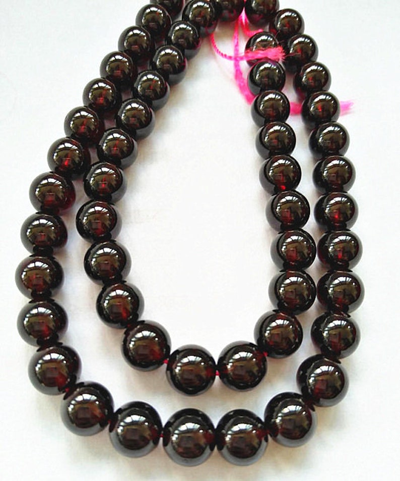 A 4-8mm Natural Garnet gemstone,Rhodlite Crimson red round ball Loose beads strand for necklace bracelet,semi-preciou