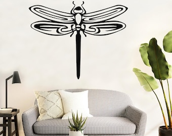 Dragonfly Metal Sign,Dragonfly Wall Art,Dragonfly Metal Wall Decor,Animal Office Decor,Dragonfly Home Decor,Wall Decor Art