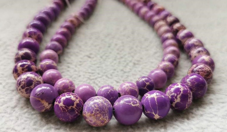 Marble vein--4-12mm purple violet Impression Jasper round ball loose beads necklace bracelett earrings jewelry
