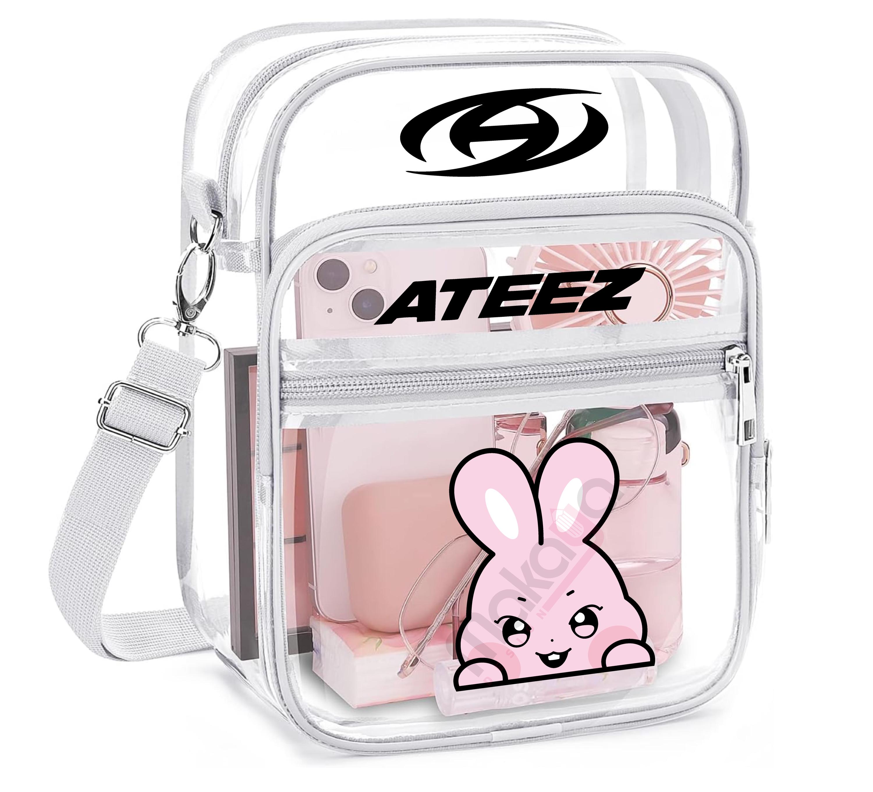 ATEEZ 2025 ANITEEZ Inspired Clear Crossbody Bag With