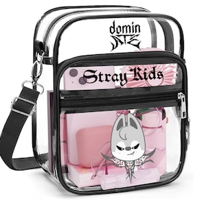 K-POP・アジア [KKUROCHET] CROSSBODY BAG Kpop Group Clear Cross Bag (fanmade Merch) - Etsy