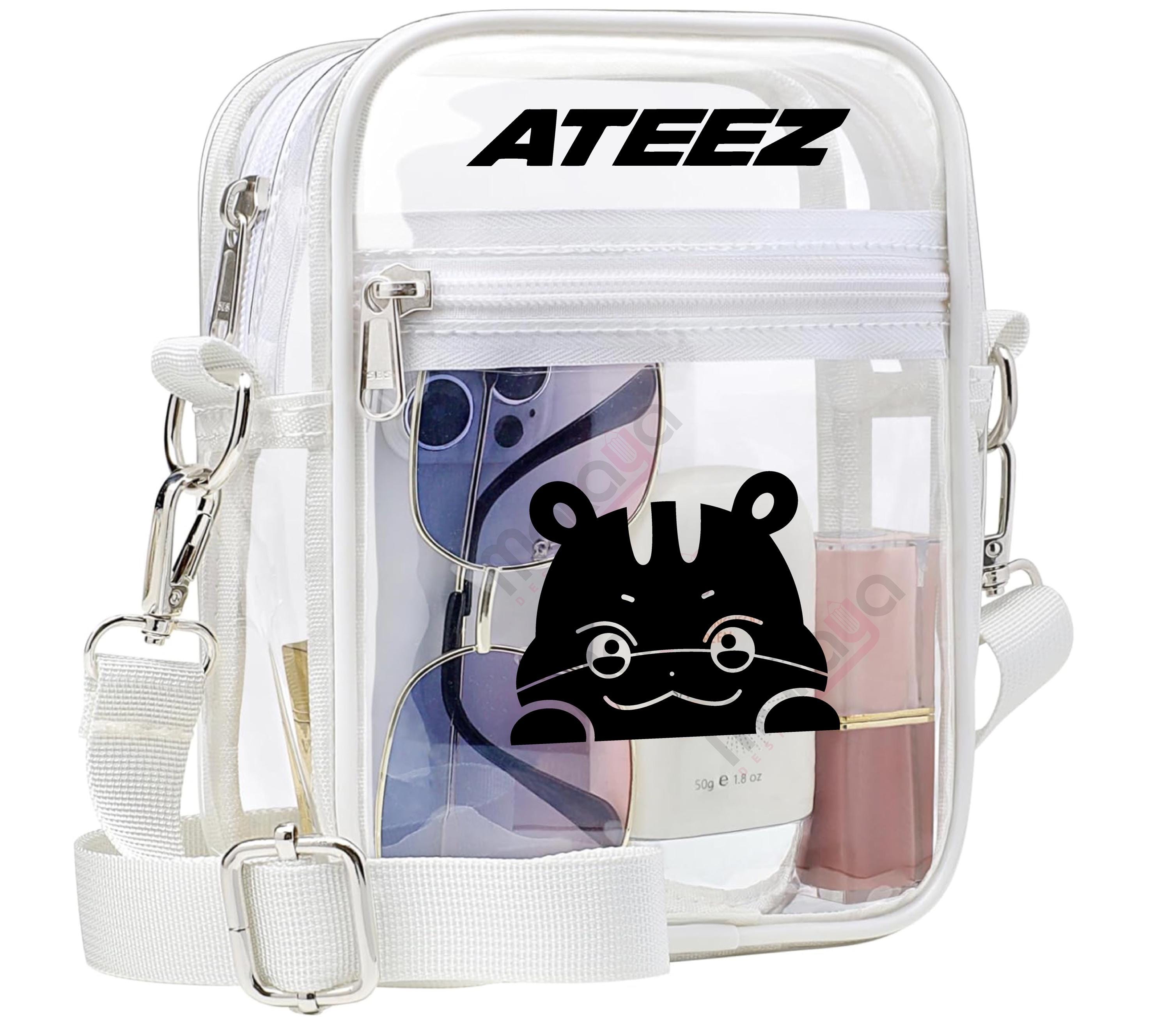 ATEEZ×ANITEEZ PVC POCKET SHOULDER BAG 9/21 ANITEEZ IN THE CALLING] PVC Pocket Shoulder Bag (PRE