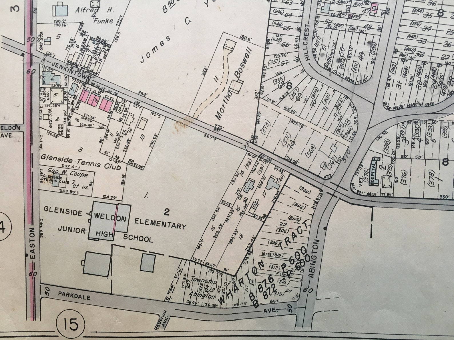 ORIGINAL 1937 Abington Township Montgomery County Pennsylvania Etsy