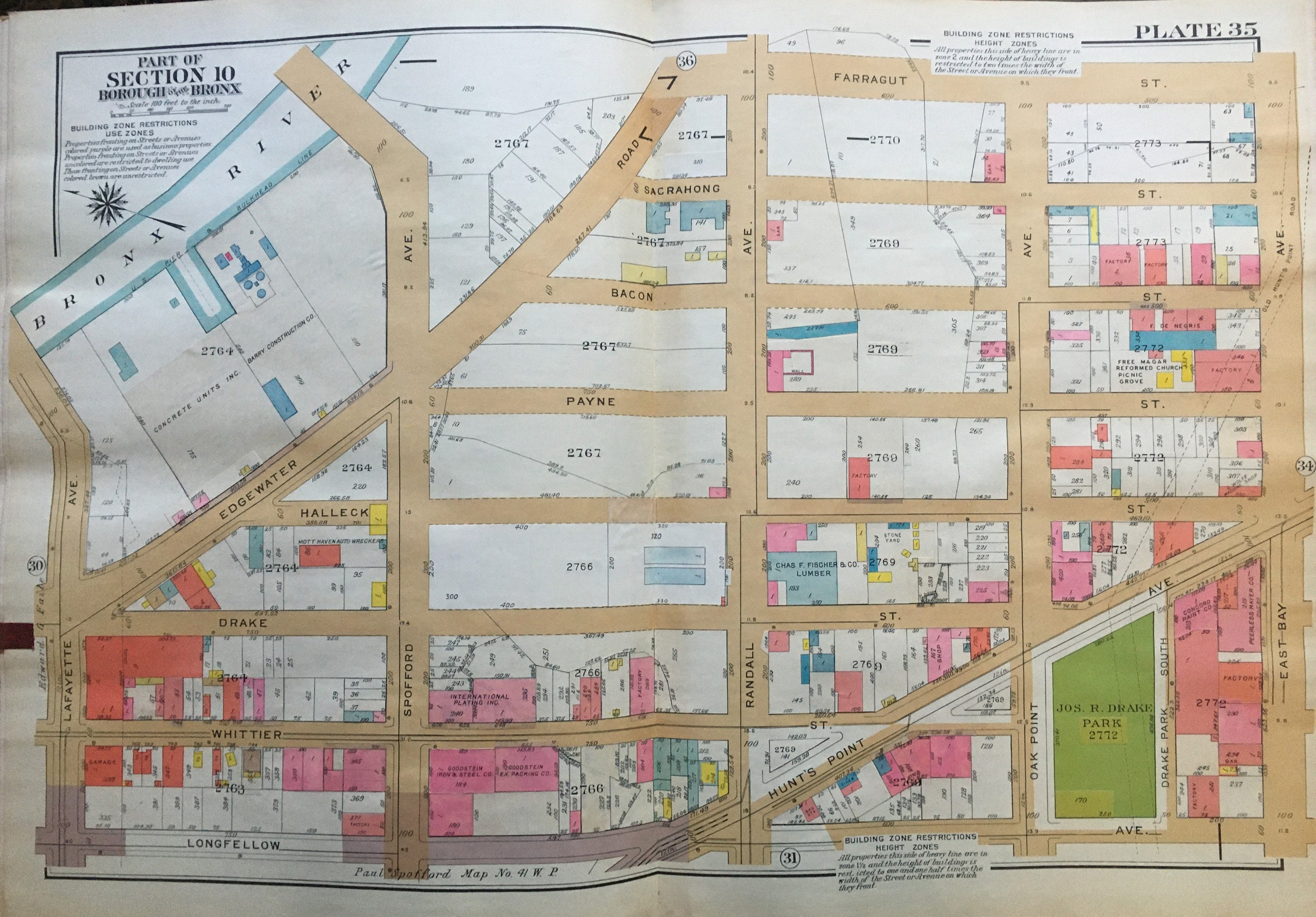 ORIGINAL 1942 Hunts Point Market Bronx New York River to Etsy